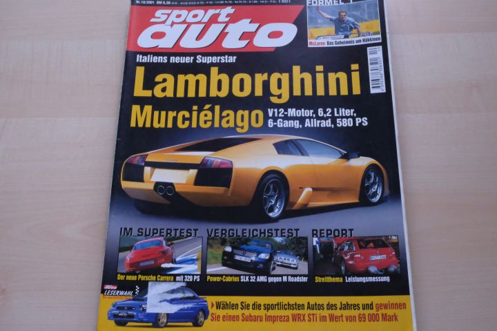 Deckblatt Sport Auto (10/2001)